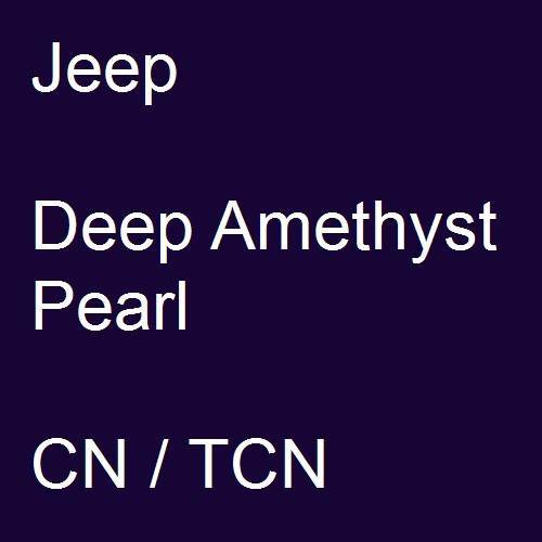 Jeep, Deep Amethyst Pearl, CN / TCN.